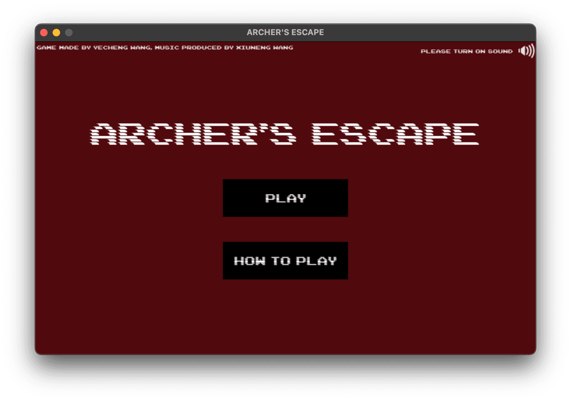Screenshot of Archer's Escape