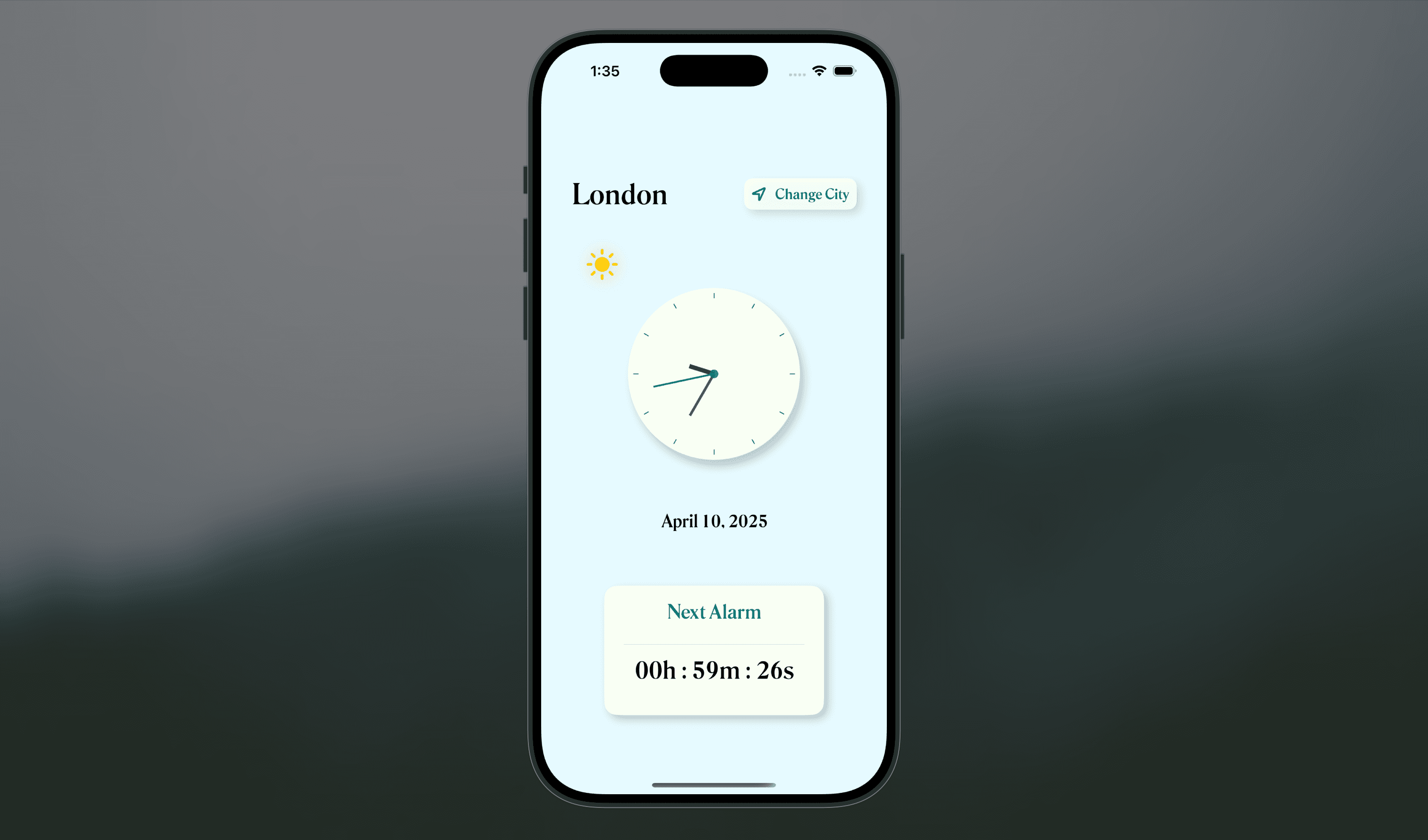 Screenshot of Fib Clock